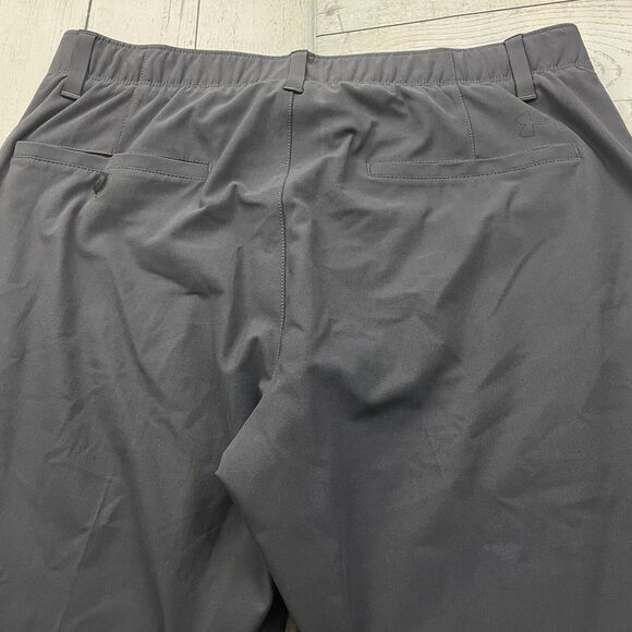 Under Armour Men's W34 x L30 Gray Flat Front Polyester Chino Golf Pants - Picture 3 of 8